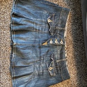 Z Cavaaricci Jean pleated skirt